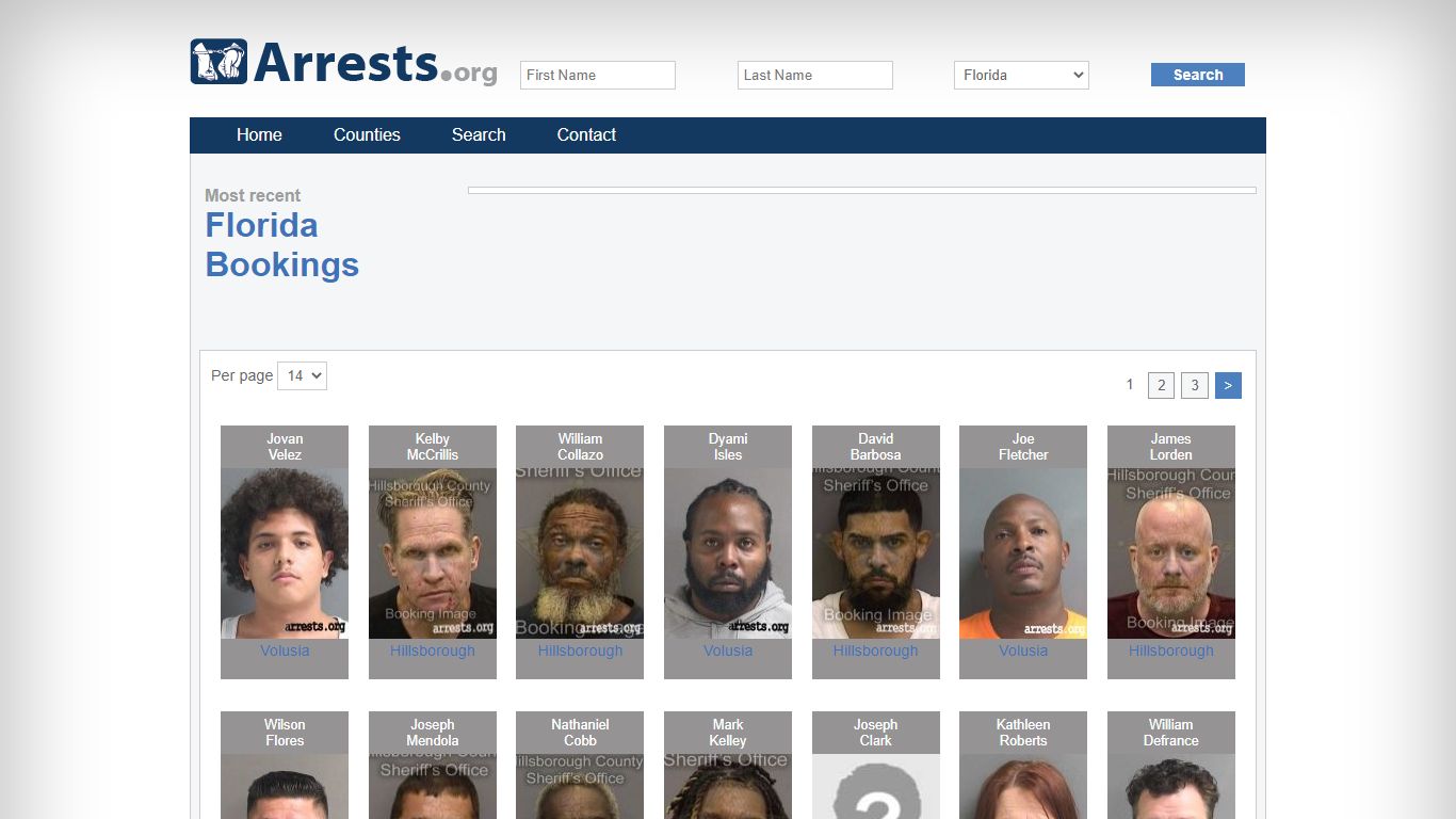 Search Florida Florida Jail Arrest Records